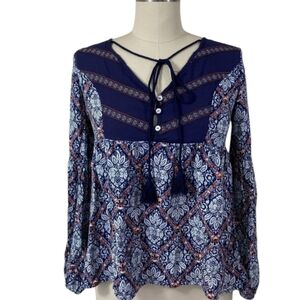 Blue Rain Blouse